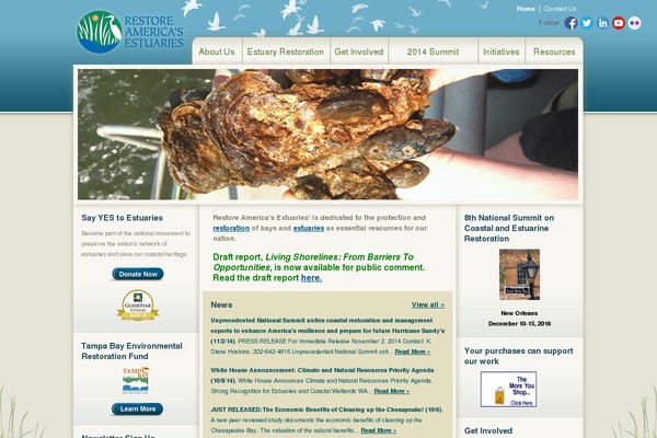 estuaries.org site used Rae-theme