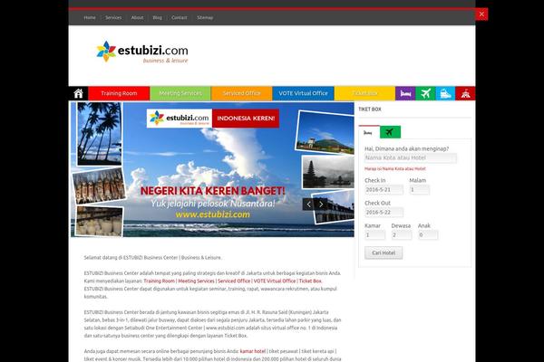 Infringe theme site design template sample
