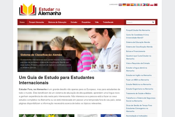 Erudito theme site design template sample