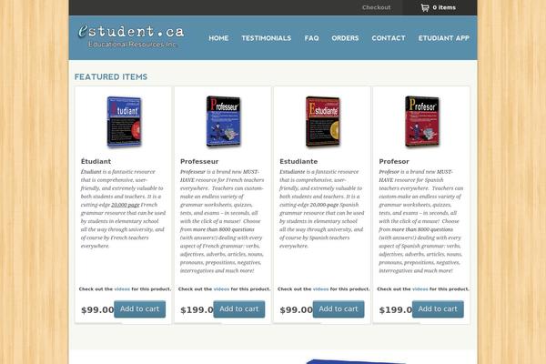 Kinetico theme site design template sample