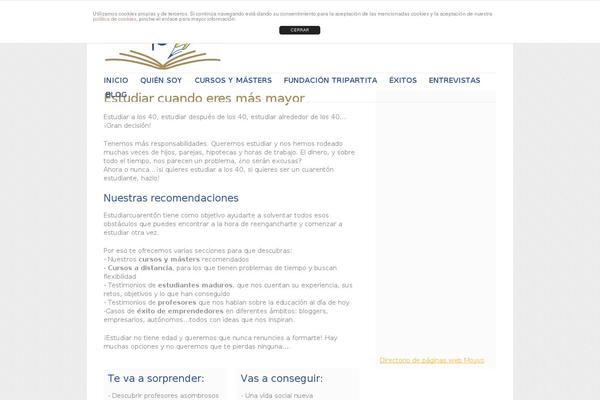 estudiarcuarenton.com site used Theme1272