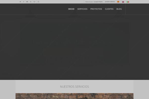 Site using Js_composer_salient plugin