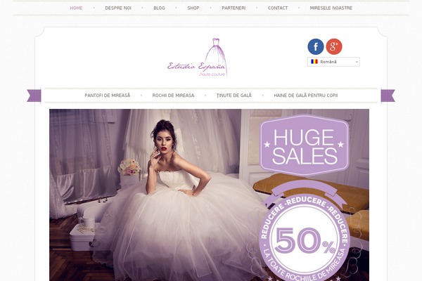 Sugar and Spice theme site design template sample