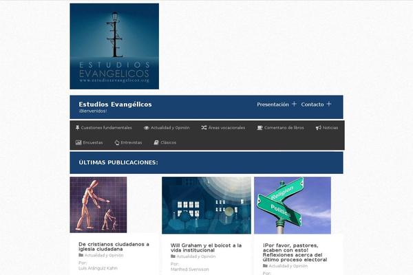 estudiosevangelicos.org site used Wunder