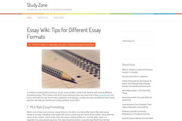 Patus theme site design template sample