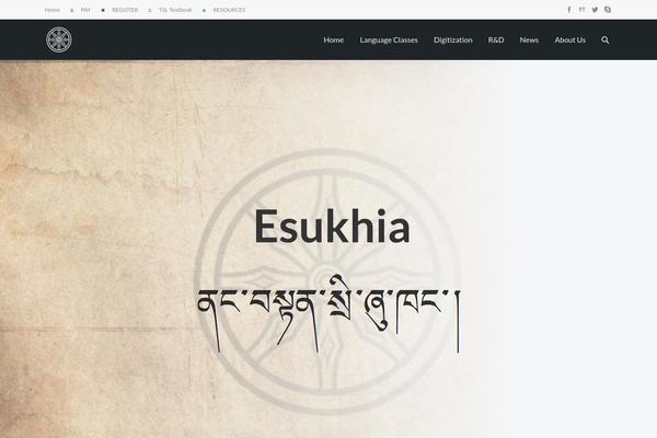 The7 theme site design template sample