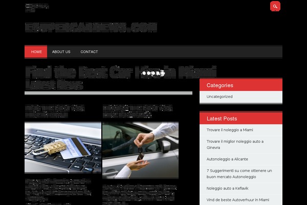 The Newswire theme site design template sample