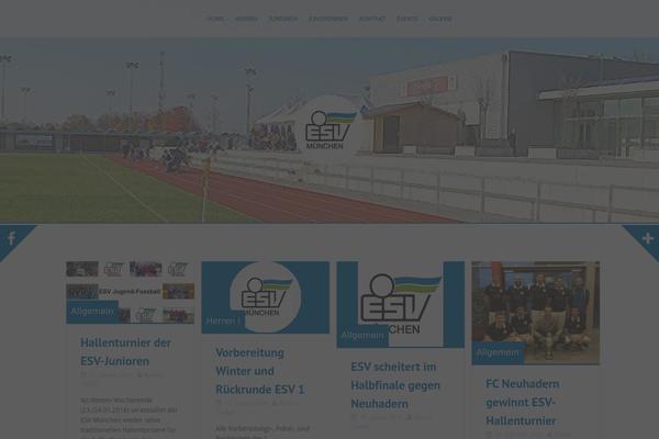 Alizee theme site design template sample