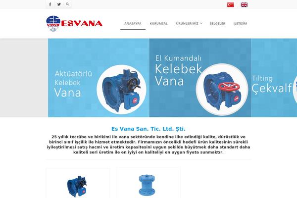 Envision theme site design template sample