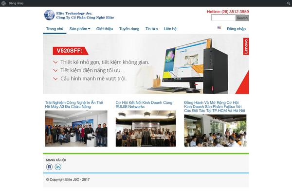 Elite theme site design template sample