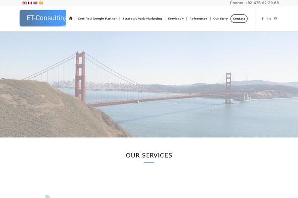 Spacious theme site design template sample