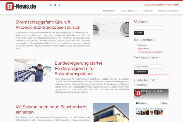 et-news.de site used Hueman