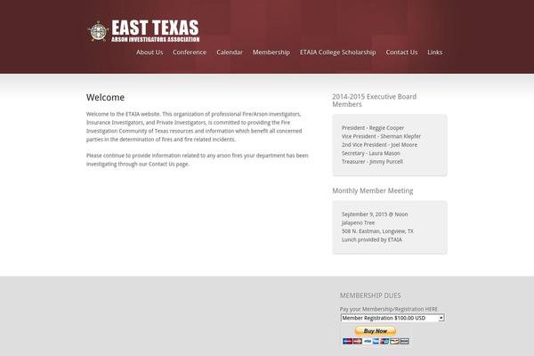 Inspire theme site design template sample