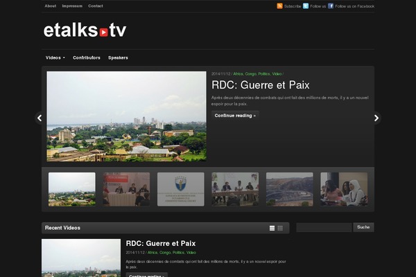 Videozoom theme site design template sample