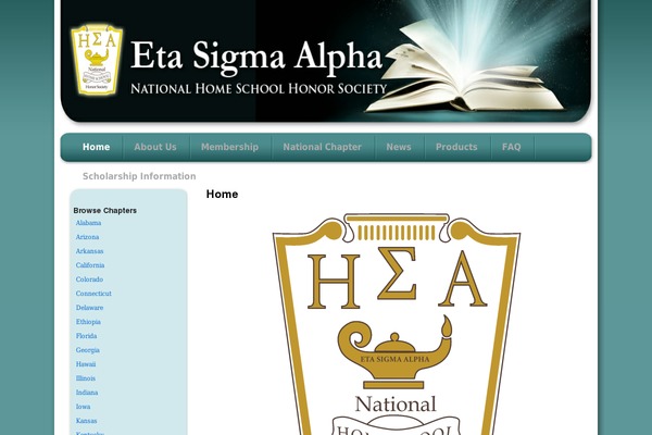 Esa theme site design template sample