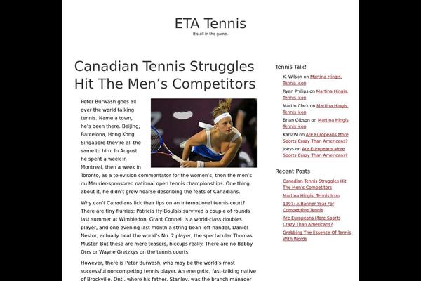 etatennis.com site used SimplifiedBlog