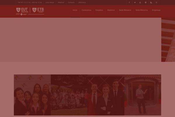 University theme site design template sample