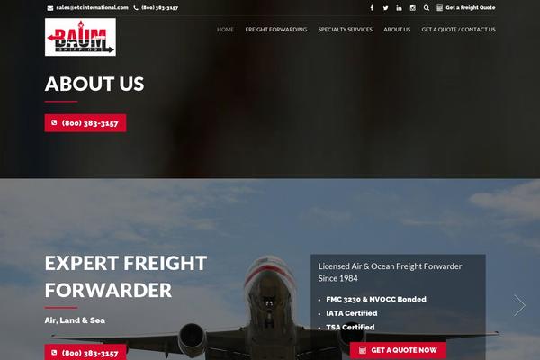 etcinternational.com site used Cargo