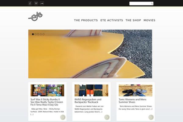 JournalCrunch theme site design template sample