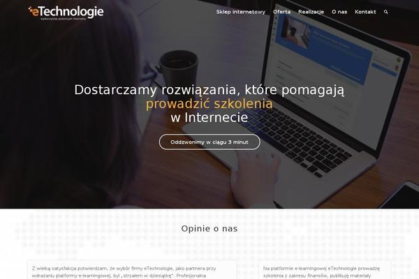 etechnologie.pl site used Enfold-child