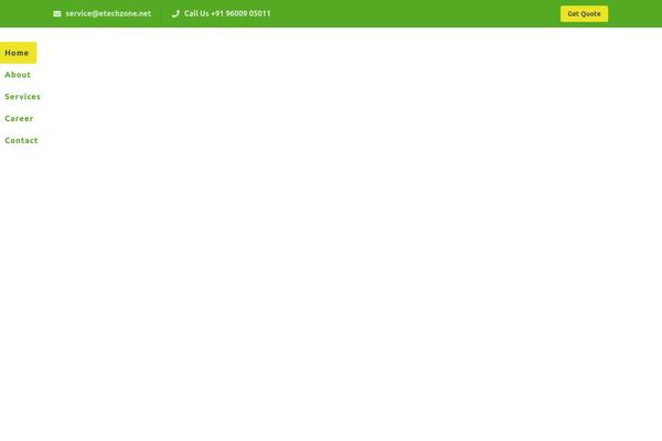 Site using Elementor plugin