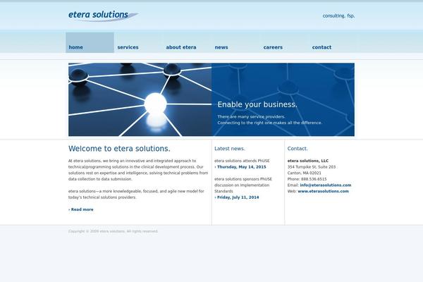 eterasolutions.com site used Etera