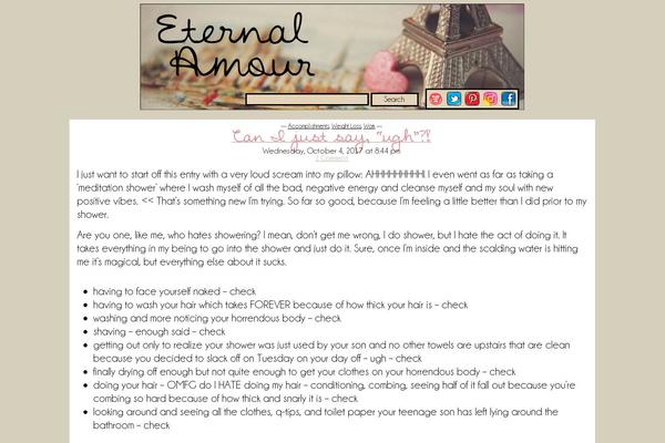 Paris theme site design template sample