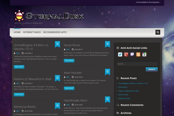 Bueno theme site design template sample