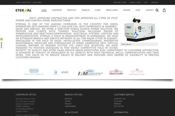 Aurum theme site design template sample