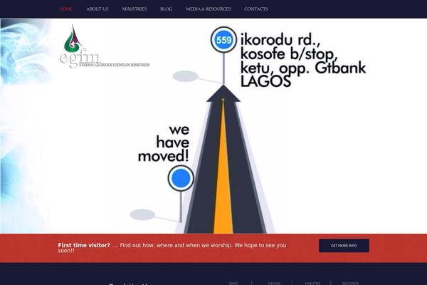 Dunamis theme site design template sample