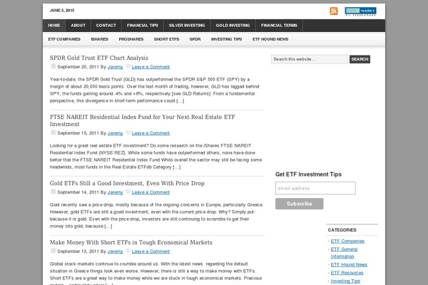 News theme site design template sample
