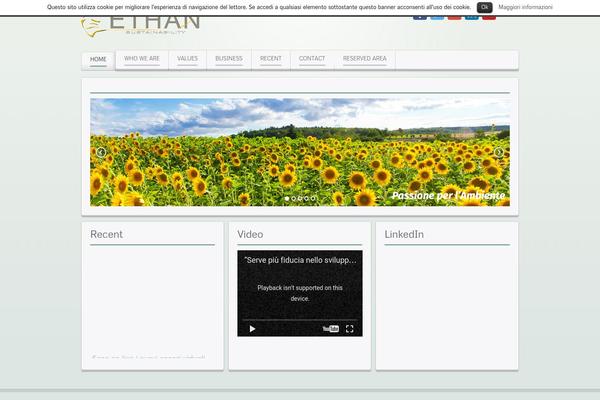 Balance theme site design template sample