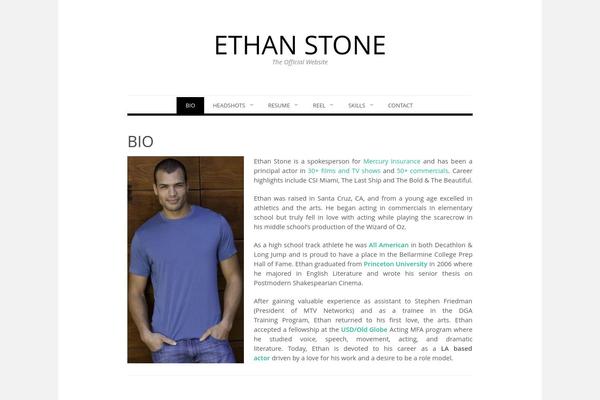 Biancaa theme site design template sample