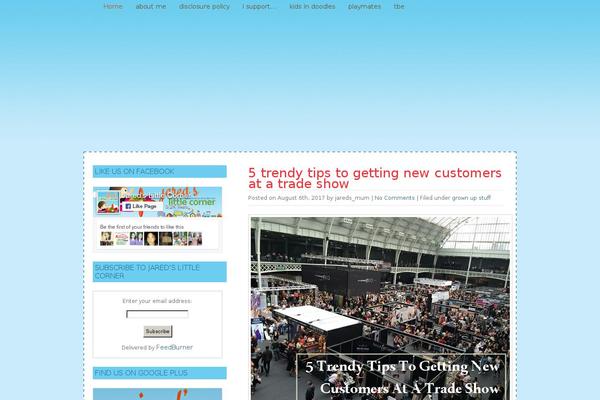Olsen Light theme site design template sample
