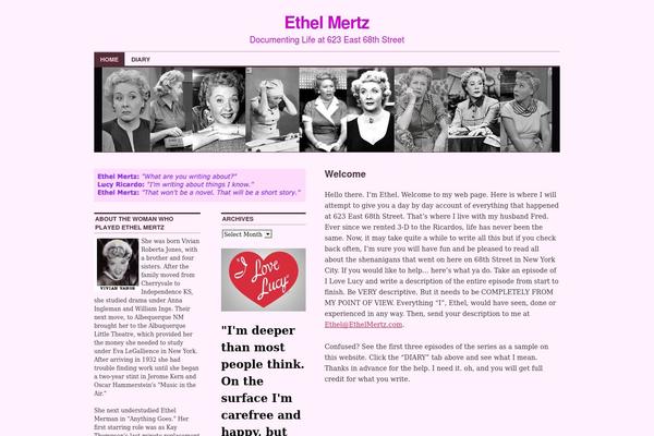 Coraline theme site design template sample