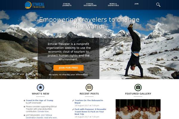 Site using Flickr Justified Gallery plugin