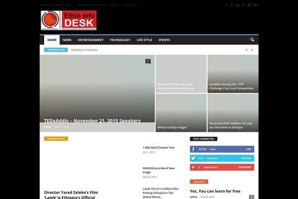 NewsMag theme site design template sample
