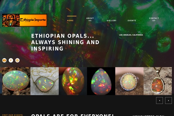 ethiopiaimports.com site used Themify-peak
