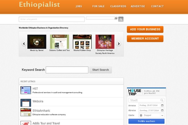 Directorypress theme site design template sample