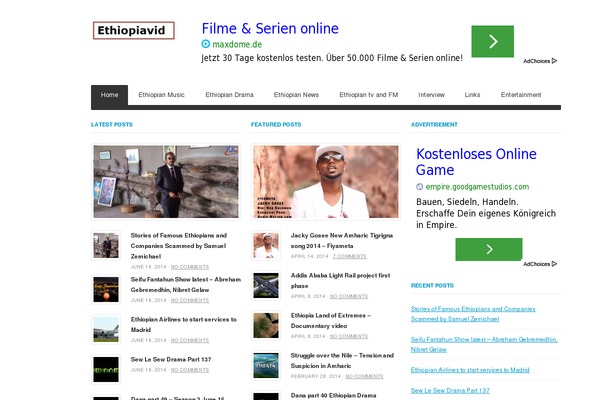 Deadline theme site design template sample