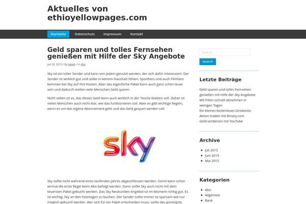 ethioyellowpages.com site used Minn Lite