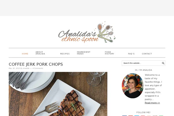 Foodie Pro theme site design template sample