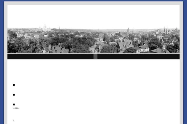 Universal theme site design template sample