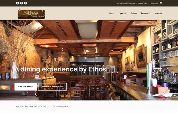 Triven theme site design template sample