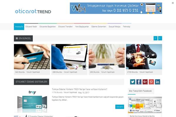 NewsZone theme site design template sample