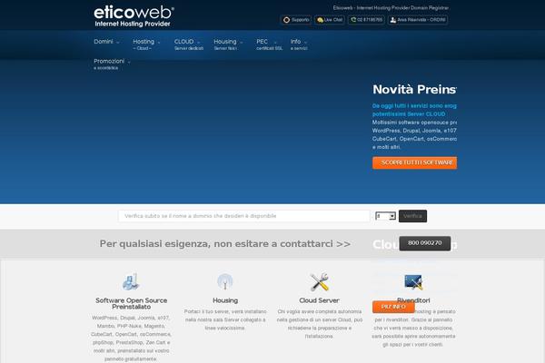 myHosting theme site design template sample