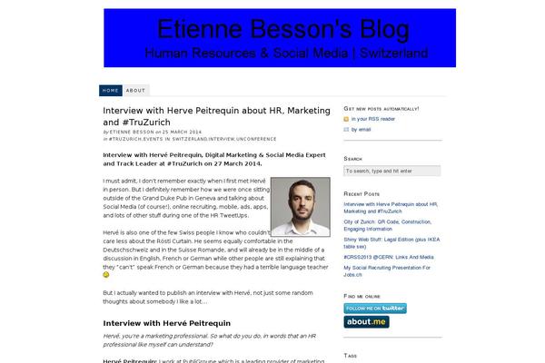 Thesis 1.8 theme site design template sample