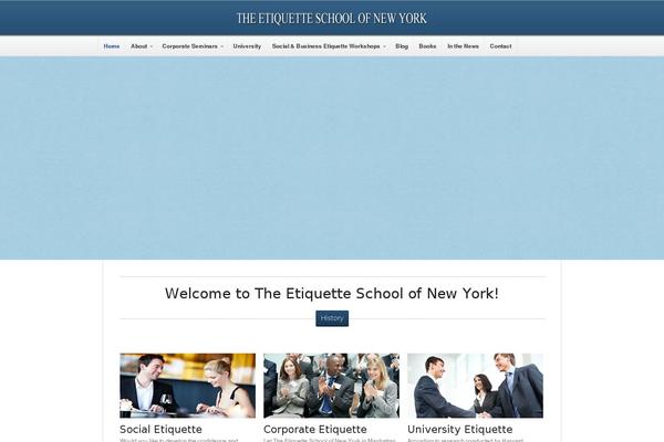Sintia theme site design template sample
