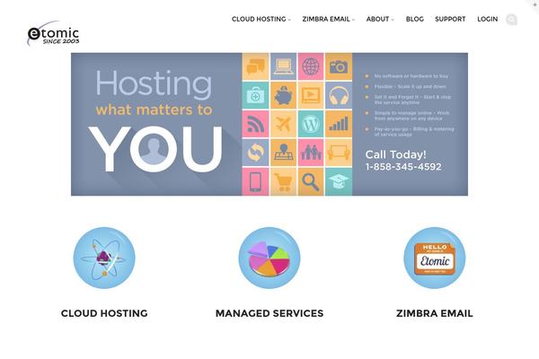 Nayma theme site design template sample