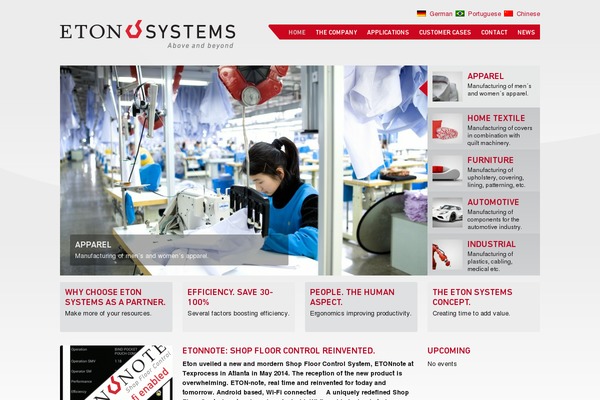 eton theme websites examples